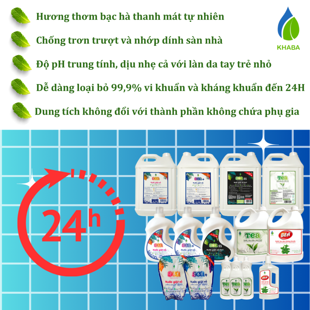 Nước lau sàn kháng khuẩn BEA1